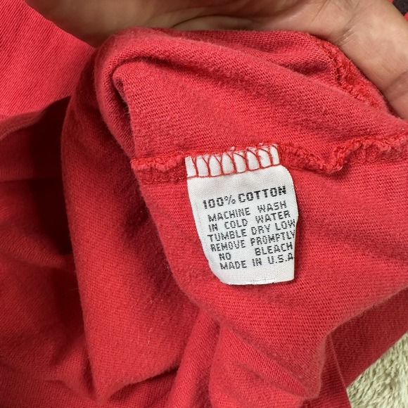 BLVD Supply T-Shirt Men's Sz S 100% Cotton Short Sleeves Palm Tree Graphic Red - Picture 9 of 9